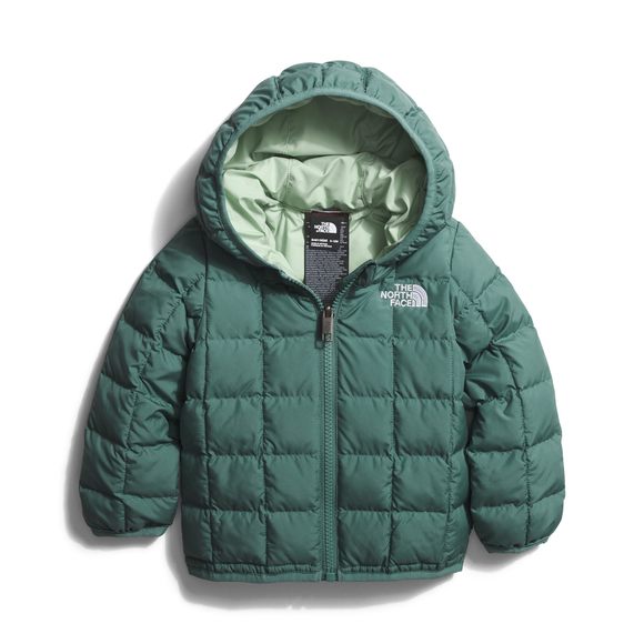The North Face Baby ThermoBall Hooded Jacket Dark Sage 0-3 Months - Picture 1 of 1